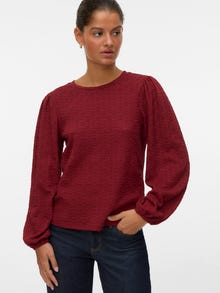Vero Moda VMFLOWER Tops -Syrah - 10305907