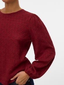 Vero Moda VMFLOWER Tops -Syrah - 10305907