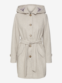 Vero Moda VMVINCECHELSEA Kaput -Silver Mink - 10305912