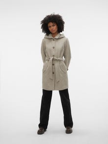 Vero Moda VMVINCECHELSEA Kaput -Silver Mink - 10305912