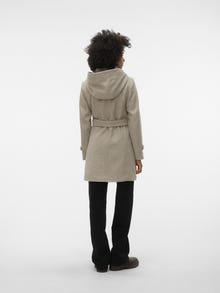 Vero Moda VMVINCECHELSEA Kaput -Silver Mink - 10305912