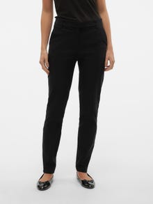 Vero Moda VMMILLE Mid waist Trousers -Black - 10305913