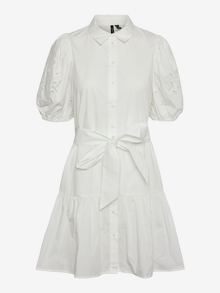 Vero Moda VMMELIO Trumpa suknelė -Snow White - 10305937