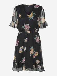 Vero Moda VMSMILLA Kurzes Kleid -Black - 10306038