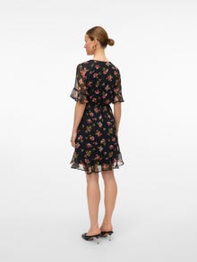 Vero Moda VMSMILLA Kort kjole -Black - 10306038
