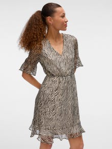 Vero Moda VMSMILLA Kort klänning -Snow White - 10306038