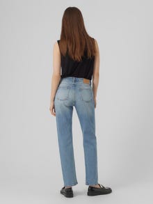 Vero Moda VMCAMERON Niedrige Taille Gerade geschnitten Jeans -Light Blue Denim - 10306054