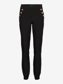 Vero Moda VMMILLE Średnia talia Spodnie -Black - 10306061
