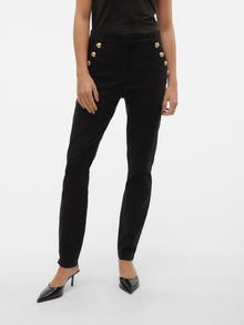 Vero Moda VMMILLE Średnia talia Spodnie -Black - 10306061