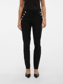 Vero Moda VMMILLE Średnia talia Spodnie -Black - 10306061
