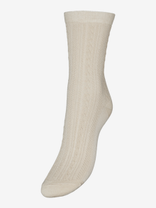 Vero Moda VMMILLY Strømper -Oatmeal - 10306112