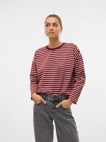 Vero Moda VMABBY T-Shirt -Fired Brick - 10306145