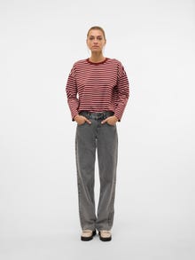 Vero Moda VMABBY T-Shirt -Fired Brick - 10306145