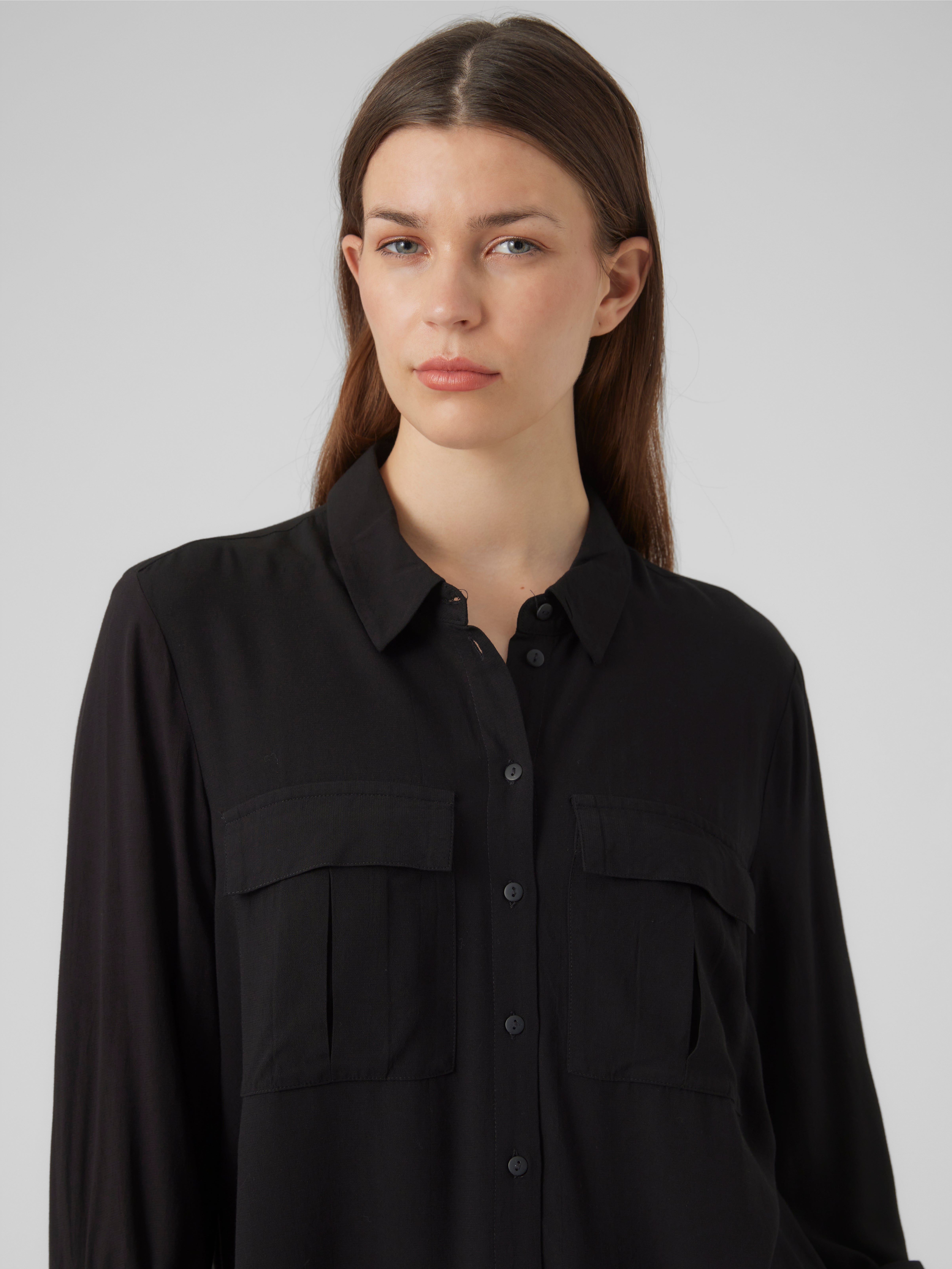 VERO MODA dam skjorta VMMELLA - Rifle Green main image 1