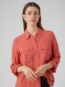Vero Moda VMVILMA Overhemd -Mineral Red - 10306173