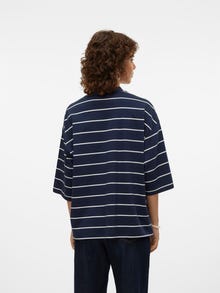 Vero Moda VMMOLLY T-skjorte -Navy Blazer - 10306180