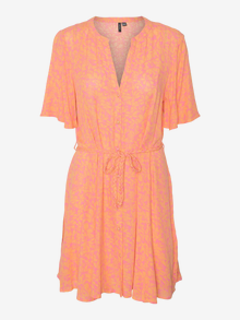 Vero Moda VMMENNY Kurzes Kleid -Pink Cosmos - 10306199