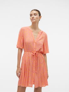 Vero Moda VMMENNY Kurzes Kleid -Pink Cosmos - 10306199