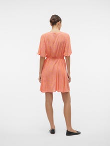 Vero Moda VMMENNY Kurzes Kleid -Pink Cosmos - 10306199