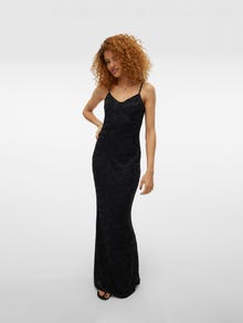 Vero Moda SOMETHINGNEW x SANDRA LAMBECK Lang kjole -Black - 10306215