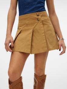 Vero Moda SOMETHINGNEW x SANDRA LAMBECK Mini skirt -Iced Coffee - 10306230