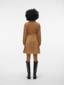 Vero Moda VMNINA Krótka sukienka -Tobacco Brown - 10306253