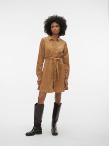 Vero Moda VMNINA Lyhyt mekko -Tobacco Brown - 10306253