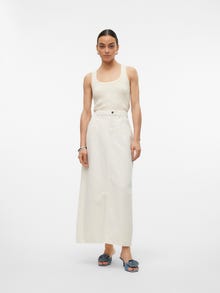 Vero Moda VMGRACIA High waist Long Skirt -Ecru - 10306289