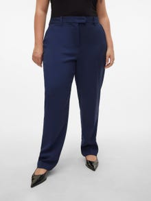 Vero Moda VMCKAIA Taille haute Pantalons -Navy Blazer - 10306362