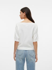 Vero Moda VMJEMMA Pullover -Snow White - 10306497