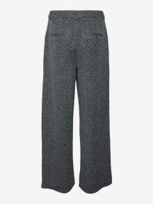 Vero Moda VMALISA Mid waist Trousers -Medium Grey Melange - 10306533