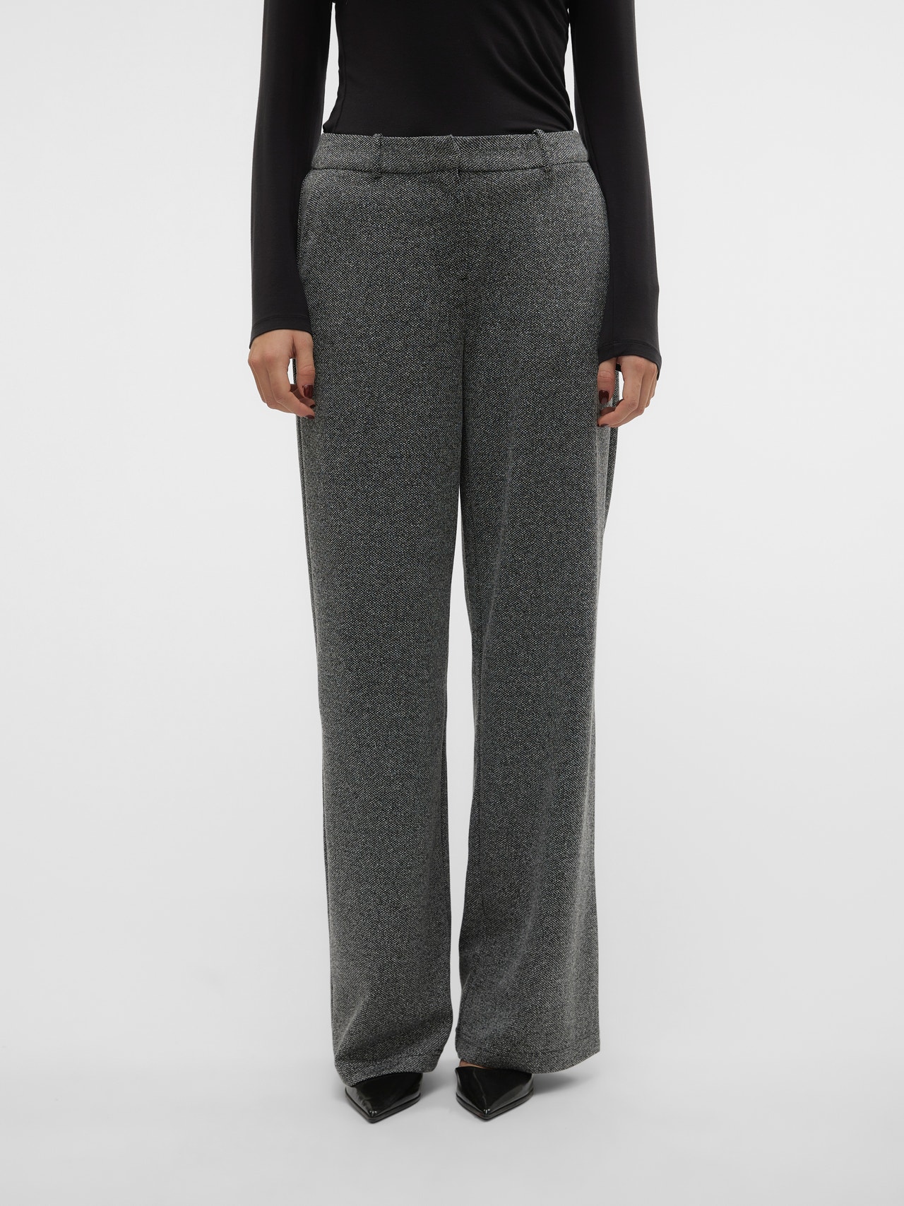 Vero Moda VMALISA Pantalons -Medium Grey Melange - 10306533