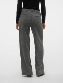 Vero Moda VMALISA Mid waist Trousers -Medium Grey Melange - 10306533
