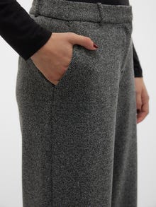 Vero Moda VMALISA Mellemhøj talje Bukser -Medium Grey Melange - 10306533