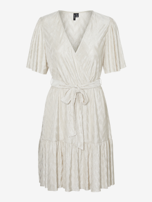 Vero Moda VMZIVA Korte jurk -Pumice Stone - 10306551