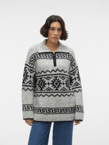 Vero Moda VMCOCO Pullover -Light Grey Melange - 10306609