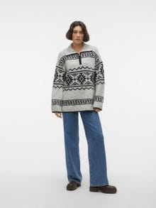 Vero Moda VMCOCO Pullover -Light Grey Melange - 10306609