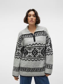 Vero Moda VMCOCO Pullover -Light Grey Melange - 10306609