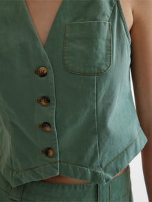 Vero Moda SOMETHING NEW PROJECT; CHLOE FRATER  Tailored Waistcoat -Watercress - 10306649