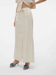 Vero Moda VMFLORENCE Vita alta Gonna lunga -Birch - 10306699