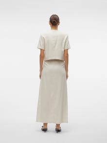 Vero Moda VMFLORENCE Vita alta Gonna lunga -Birch - 10306699