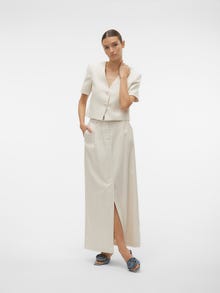 Vero Moda VMFLORENCE Vita alta Gonna lunga -Birch - 10306699