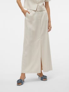 Vero Moda VMFLORENCE Vita alta Gonna lunga -Birch - 10306699