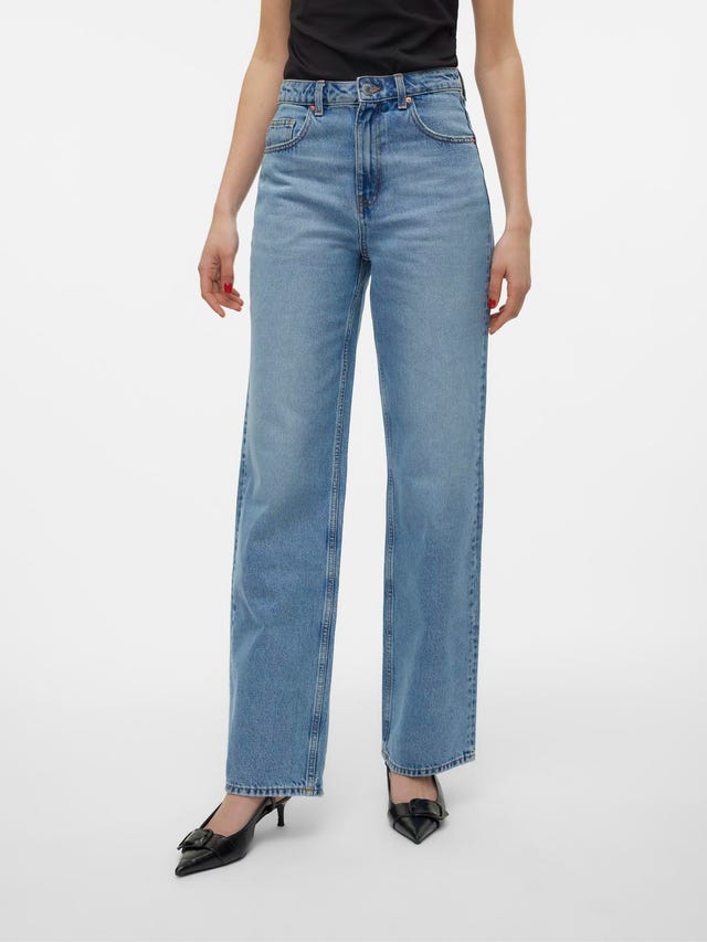 Vero Moda VMRYLEE HÃ¸j talje Straight fit Jeans - 10306710