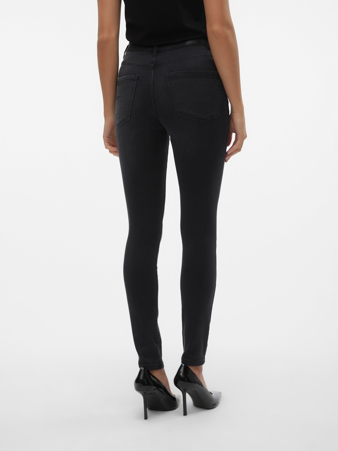 Vero Moda VMSOPHIA Slim Fit Jeans -Black - 10306737