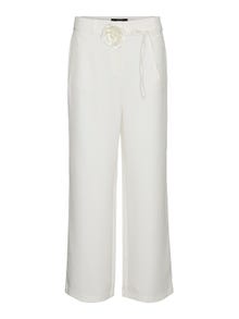 Vero Moda VMFLORENTINA Trousers -Snow White - 10306768