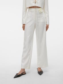 Vero Moda VMFLORENTINA Spodnie -Snow White - 10306768