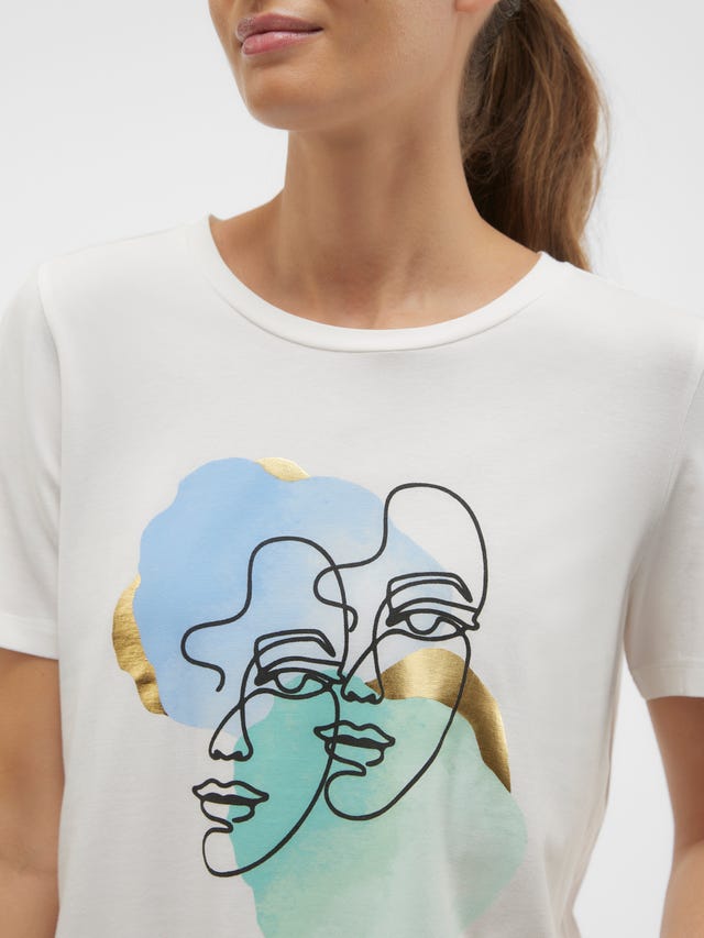 T-shirts til kvinder | VERO | MODA og med Basic, print statement
