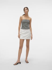 Vero Moda VMFLORENTINA Korkea vyötärö Minihame -Snow White - 10306774