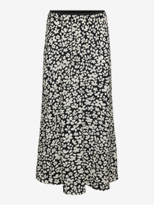 Vero Moda VMALBA Średnia talia Długa spódnica -Black - 10306800